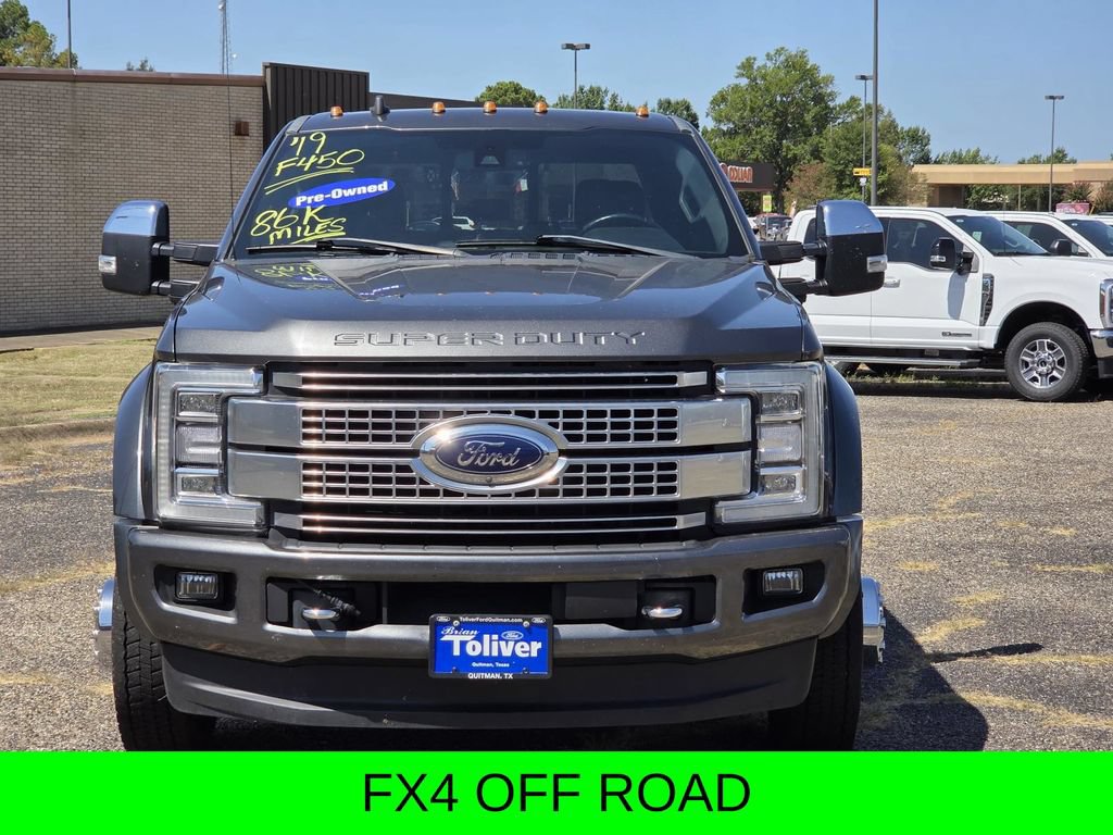 Used 2019 Ford F450 Platinum w/ Platinum Ultimate Package AWD/4WD image 3