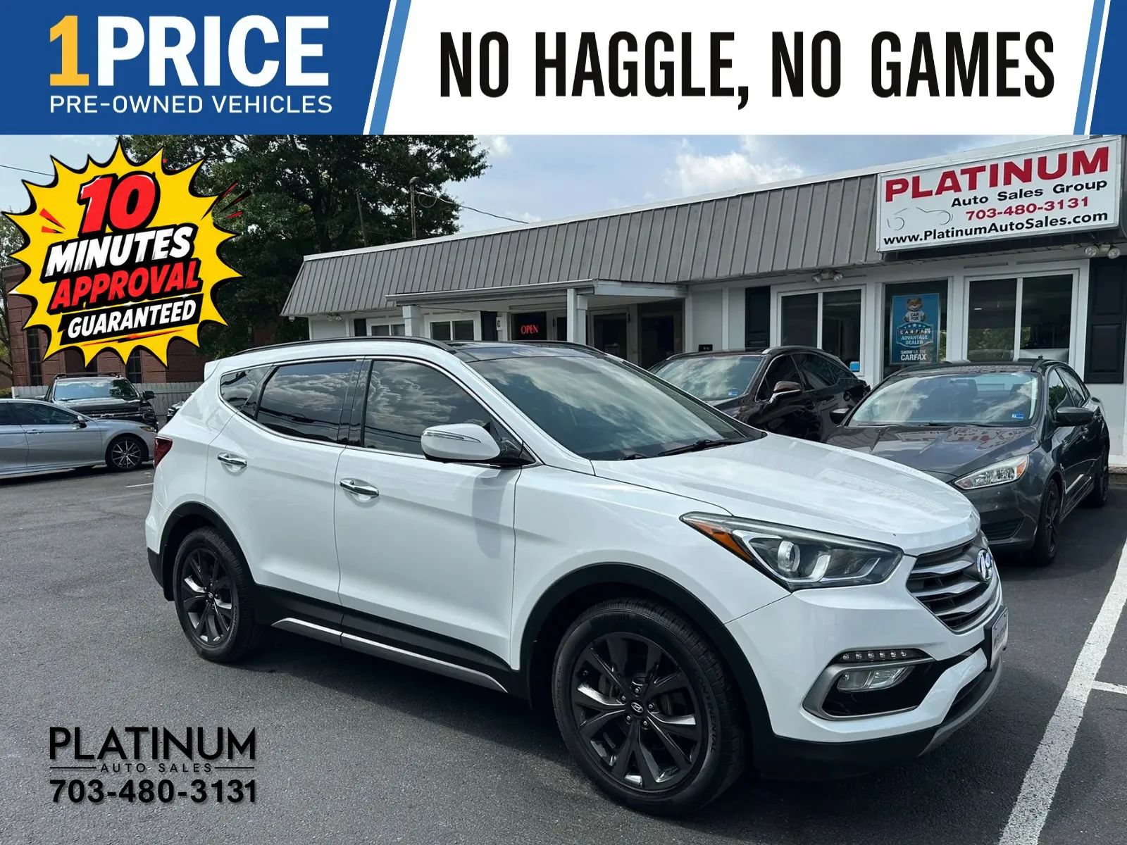Used 2017 Hyundai Santa Fe Sport w/ Cargo Package AWD/4WD image 1