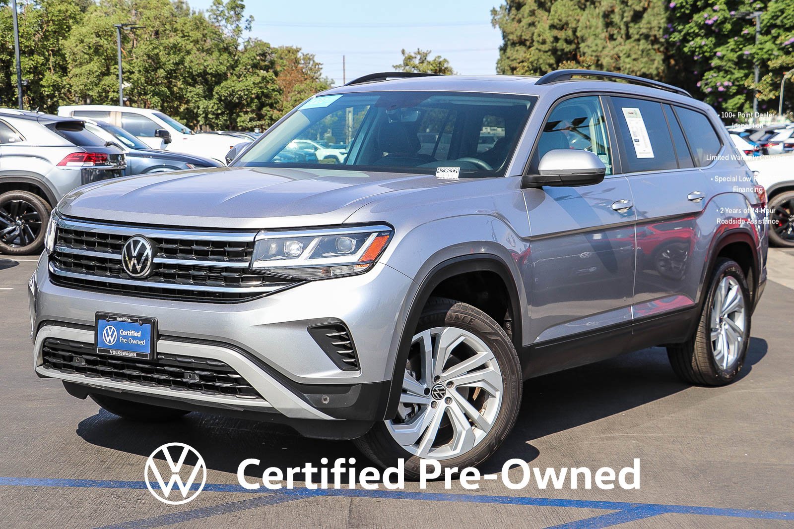 Certified 2022 Volkswagen Atlas SE FWD image 1