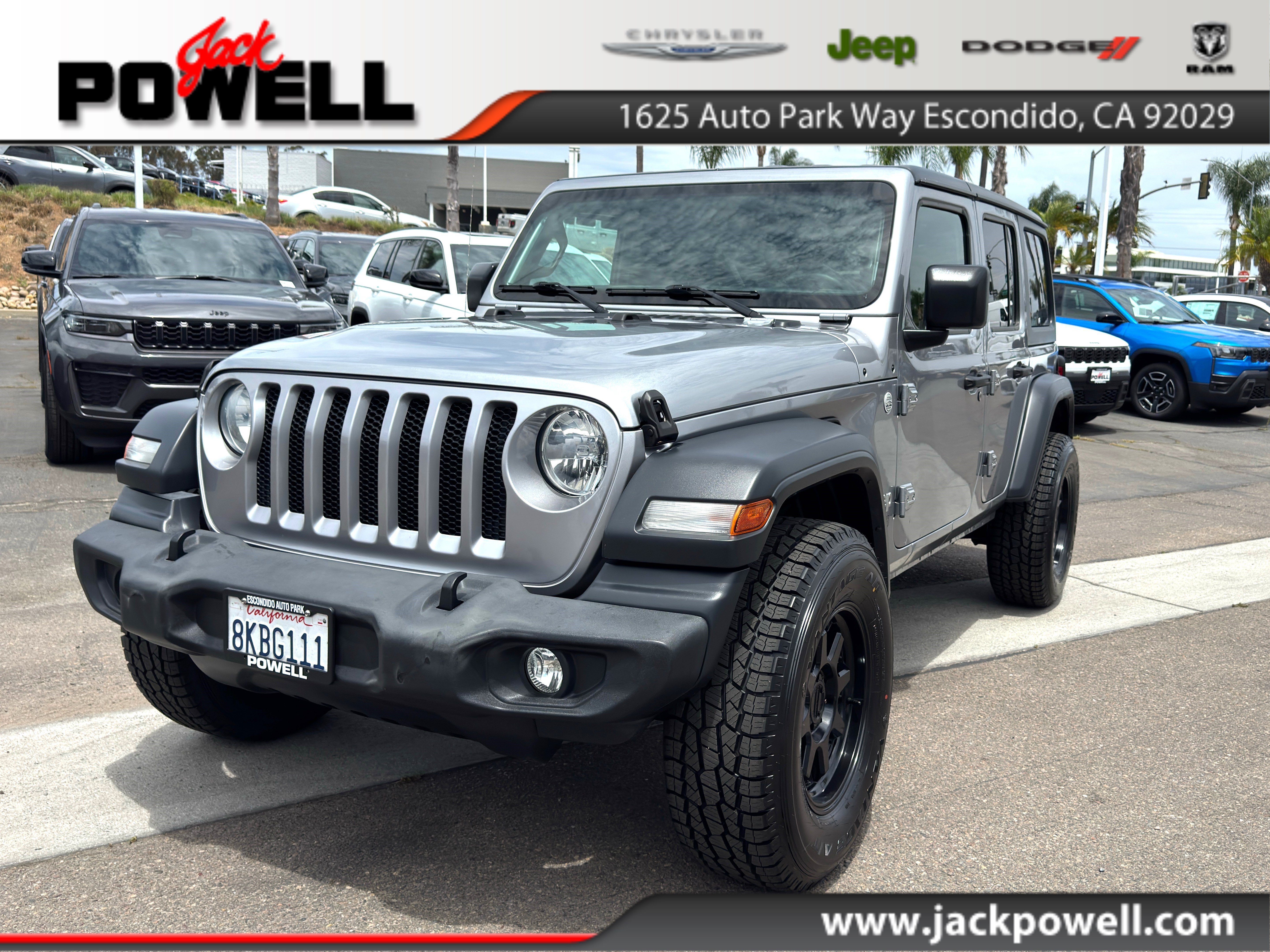 Used 2018 Jeep Wrangler Unlimited Sport AWD/4WD image 1