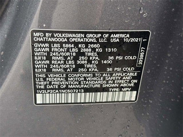 Used 2022 Volkswagen Atlas SE image 17