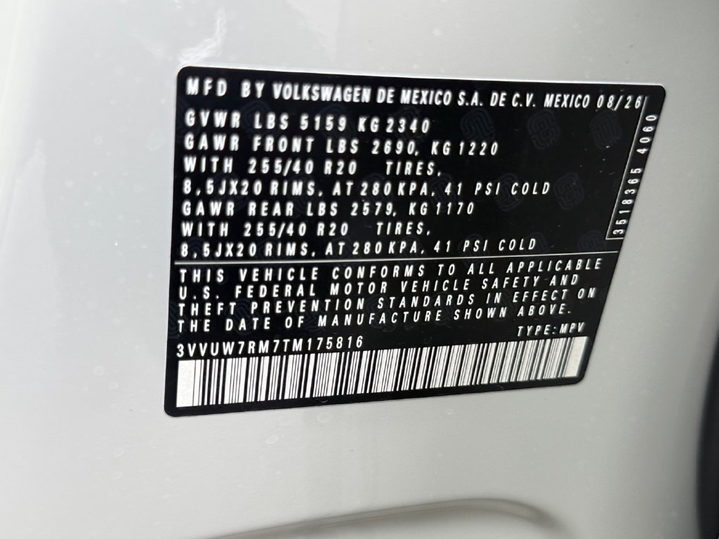 New 2026 Volkswagen Tiguan SEL R-Line AWD/4WD image 29