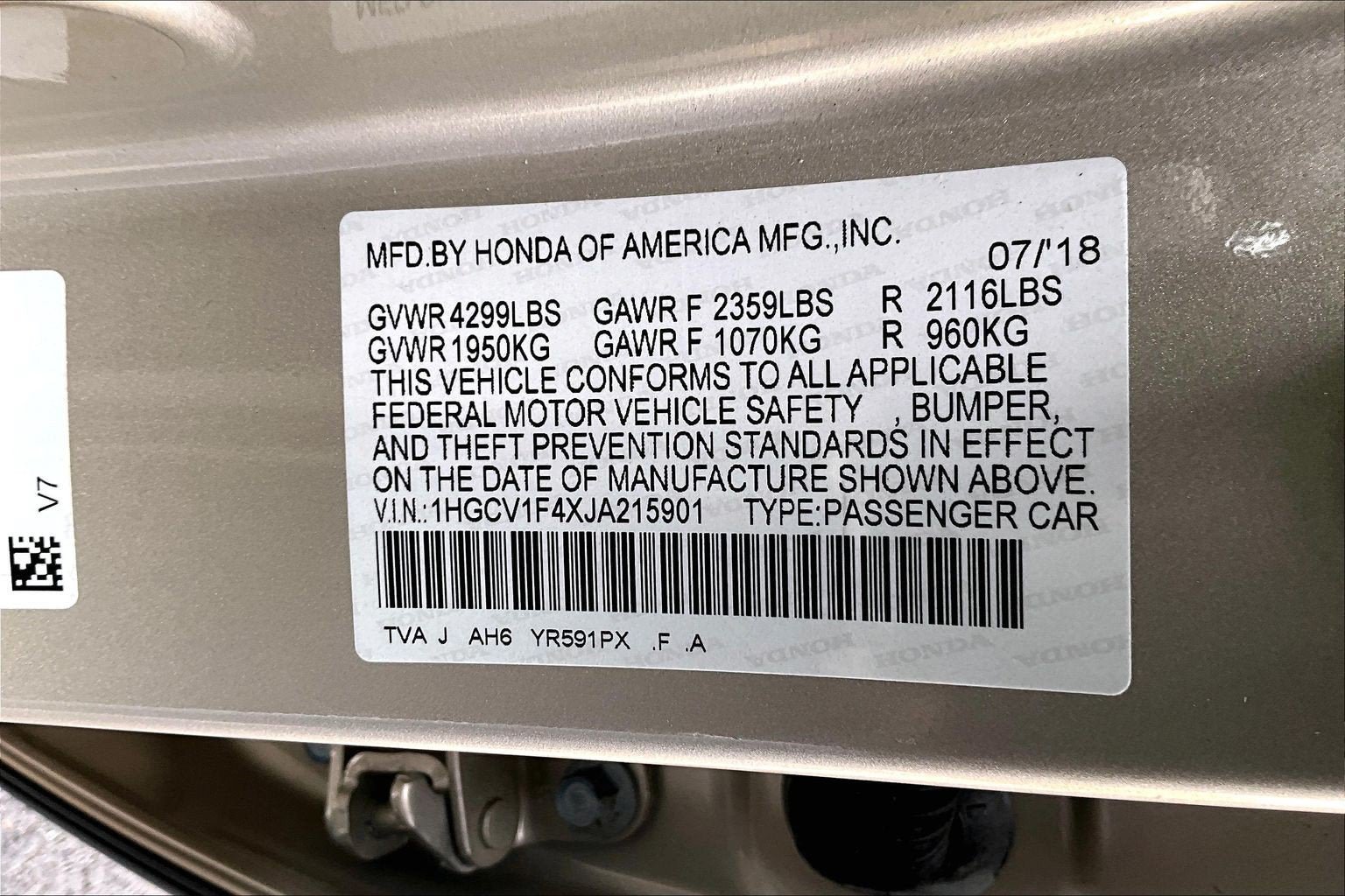 Used 2018 Honda Accord EX image 29