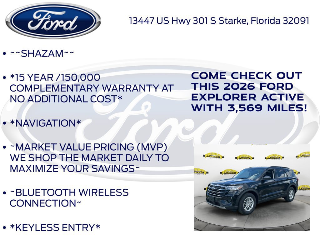New 2026 Ford Explorer Active w/ Active Comfort Package RWD image 5