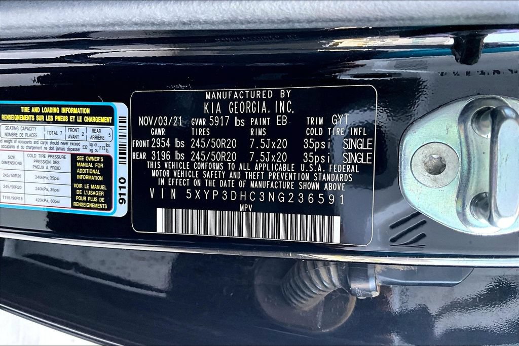 Used 2022 Kia Telluride EX w/ EX Premium Package AWD/4WD image 34