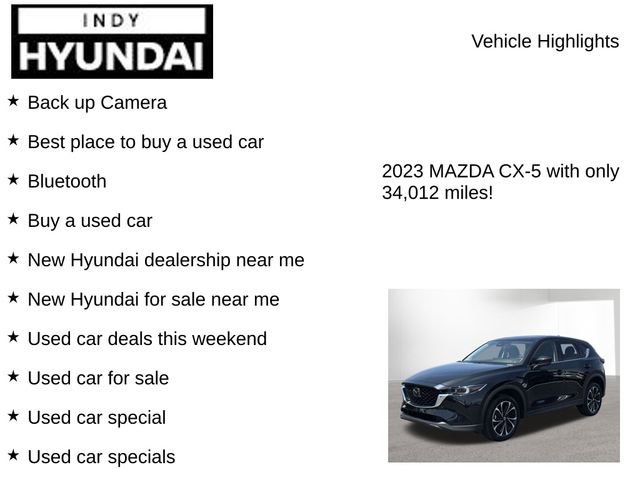 Used 2023 MAZDA CX-5 AWD 2.5 S w/ Premium Package image 7