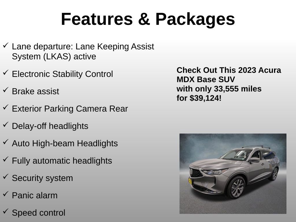 Used 2023 Acura MDX SH-AWD w/ Technology Package image 24