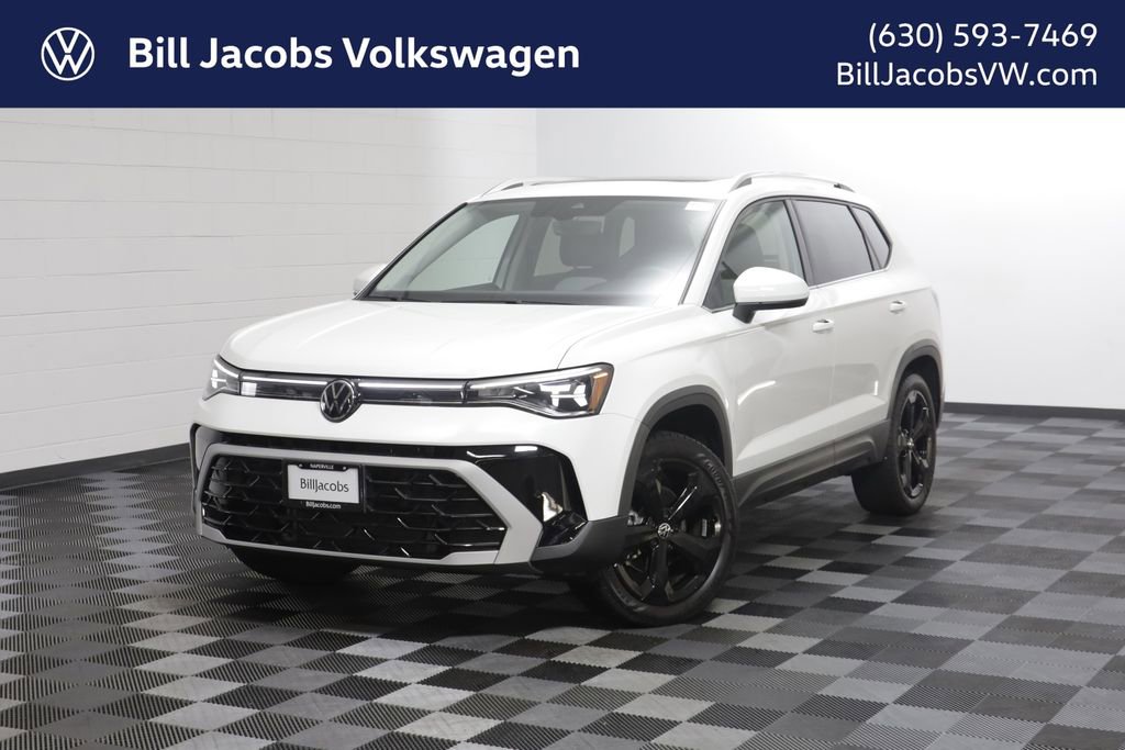 Used 2025 Volkswagen Taos SEL w/ Black Wheel Plus Package AWD/4WD image 1