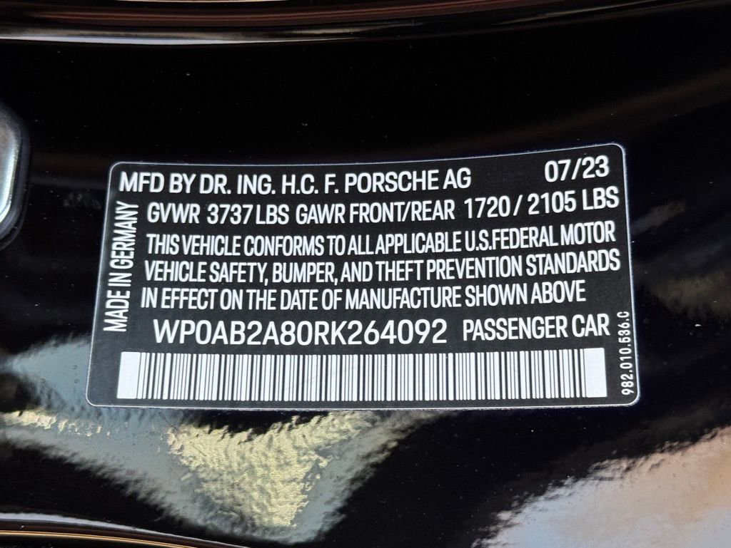 Certified 2024 Porsche 718 Cayman S image 59