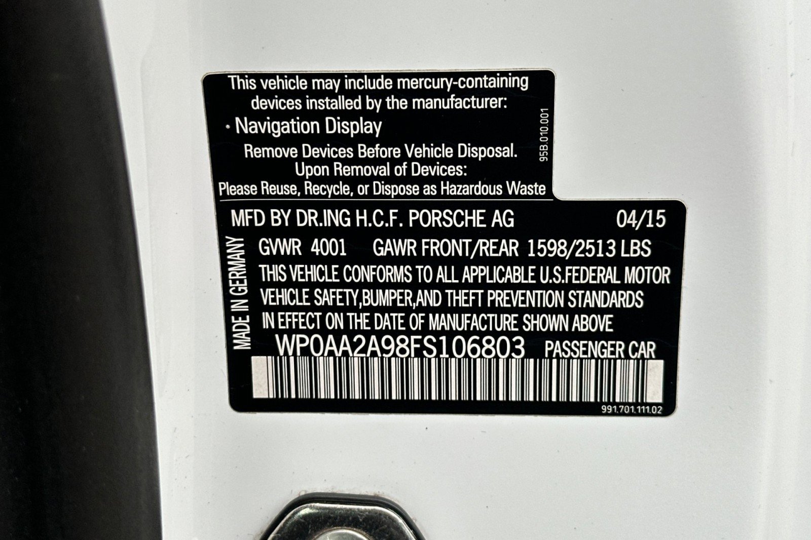 Used 2015 Porsche 911 Carrera image 26