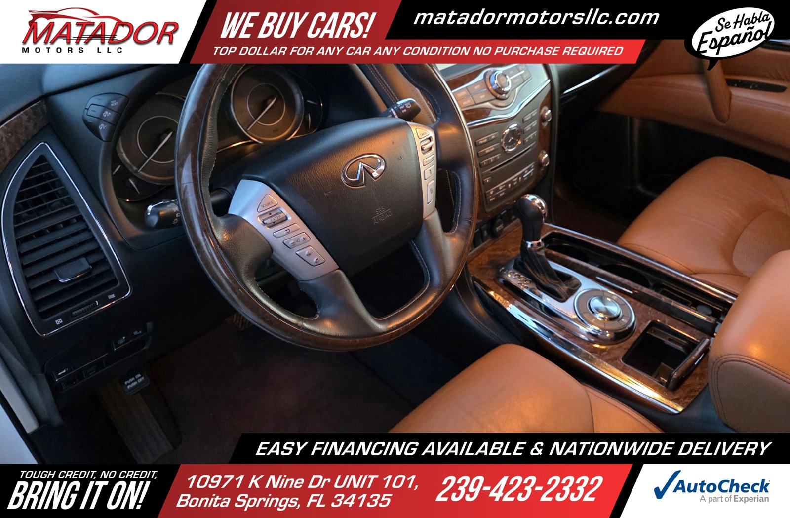 Used 2016 INFINITI QX80 2WD image 10