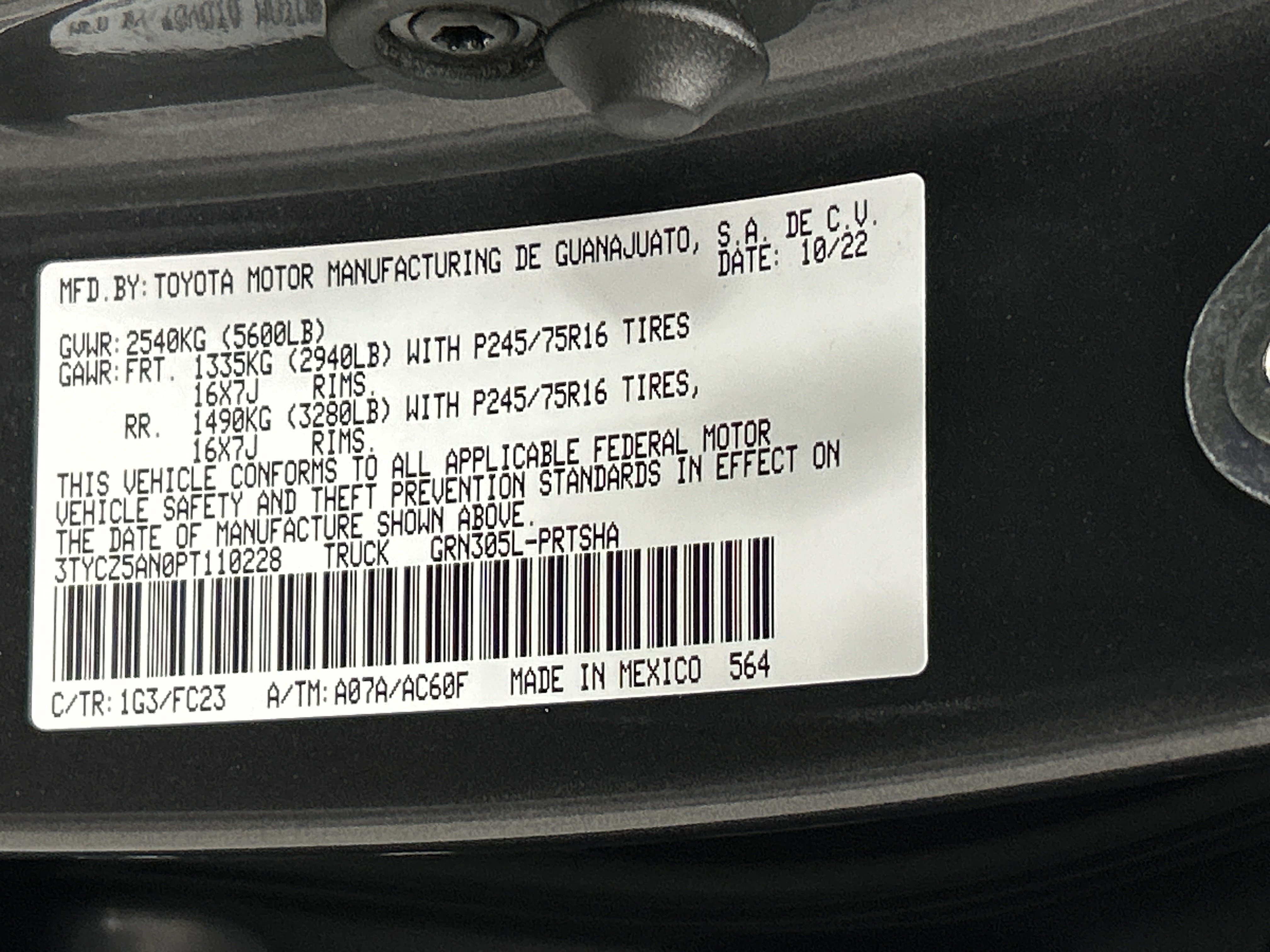 Used 2023 Toyota Tacoma SR5 AWD/4WD image 33