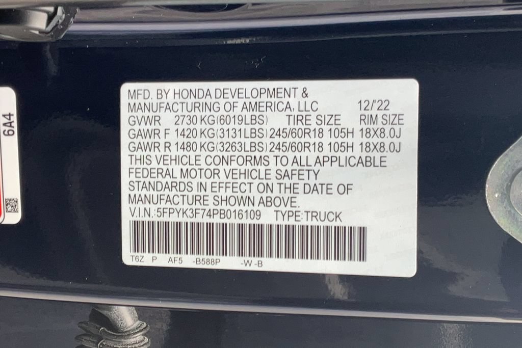 Used 2023 Honda Ridgeline RTL-E image 25