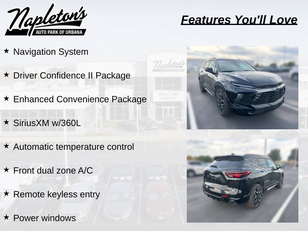 Used 2024 Chevrolet Blazer RS w/ Driver Confidence II Package FWD image 6
