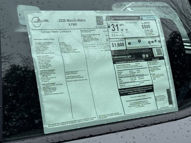 New 2026 Nissan Kicks S w/ Charging Package image 22