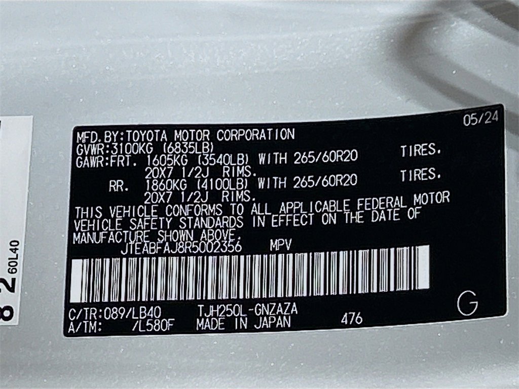 Used 2024 Toyota Land Cruiser w/ Premium Package image 31