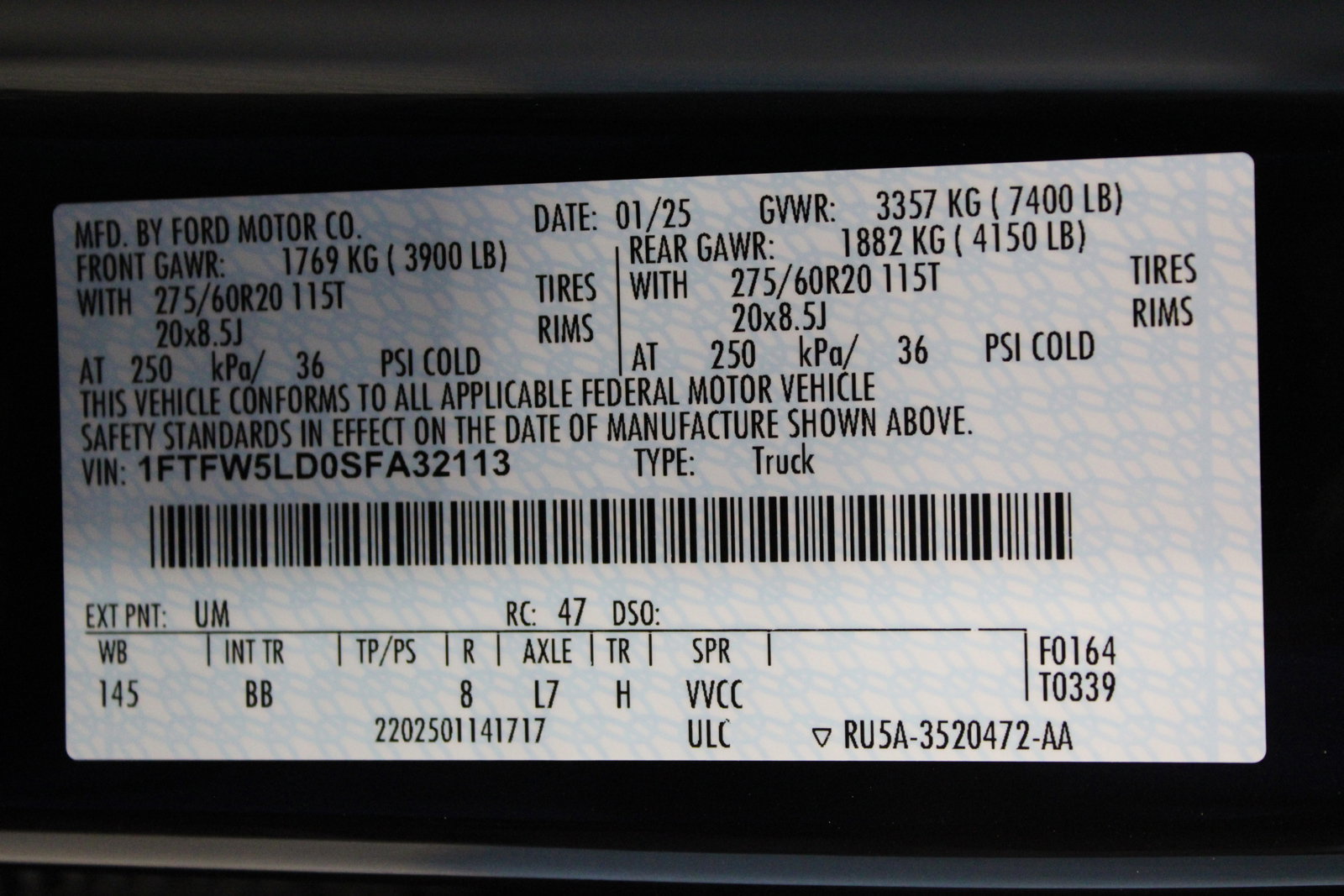 New 2025 Ford F150 Lariat w/ Equipment Group 502A High AWD/4WD image 44