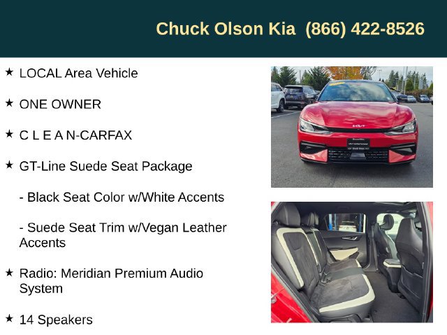 Certified 2023 Kia EV6 GT-Line w/ GT-Line Suede Seat Package AWD/4WD image 5