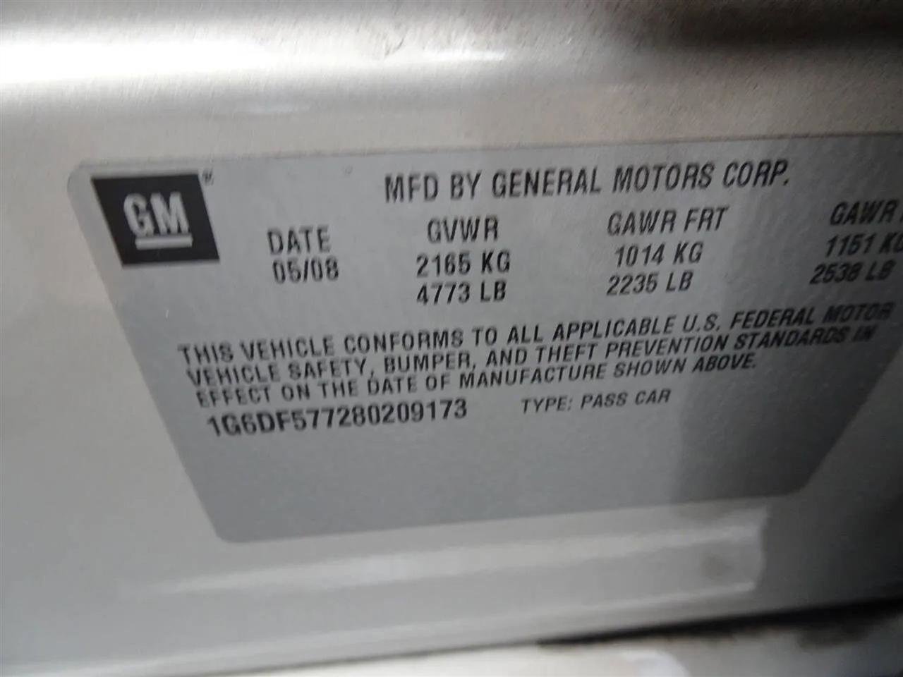 Used 2008 Cadillac CTS 3.6 w/ Wood Trim Package RWD image 11