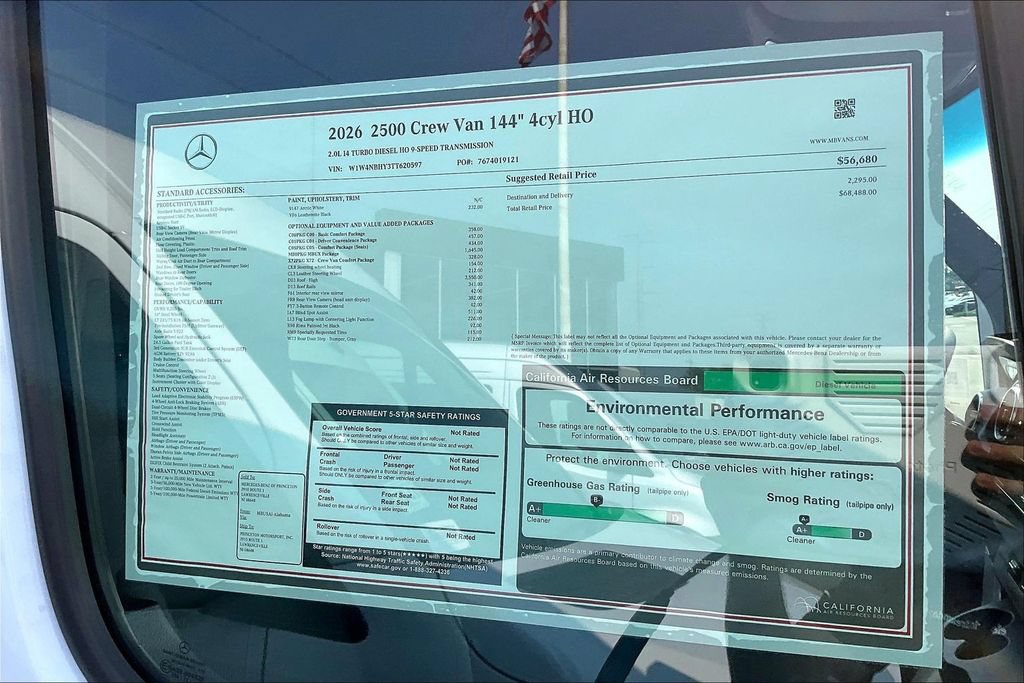 New 2026 Mercedes-Benz Sprinter 2500 image 12