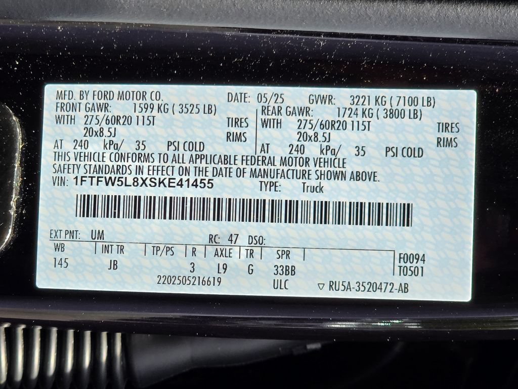 Used 2025 Ford F150 Lariat w/ Equipment Group 501A Mid AWD/4WD image 28
