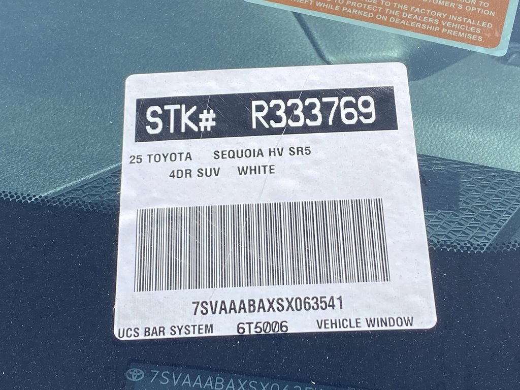 Certified 2025 Toyota Sequoia SR5 AWD/4WD image 38