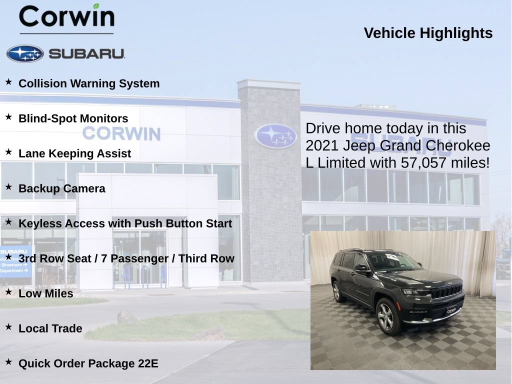 Used 2021 Jeep Grand Cherokee L Limited AWD/4WD image 6