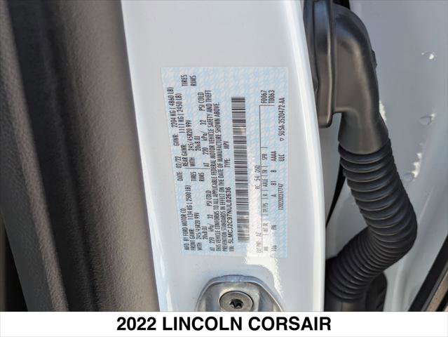 Certified 2022 Lincoln Corsair Reserve w/ Equipment Group 201A FWD image 24
