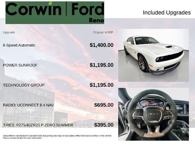 Used 2015 Dodge Challenger SRT w/ Technology Group RWD image 3