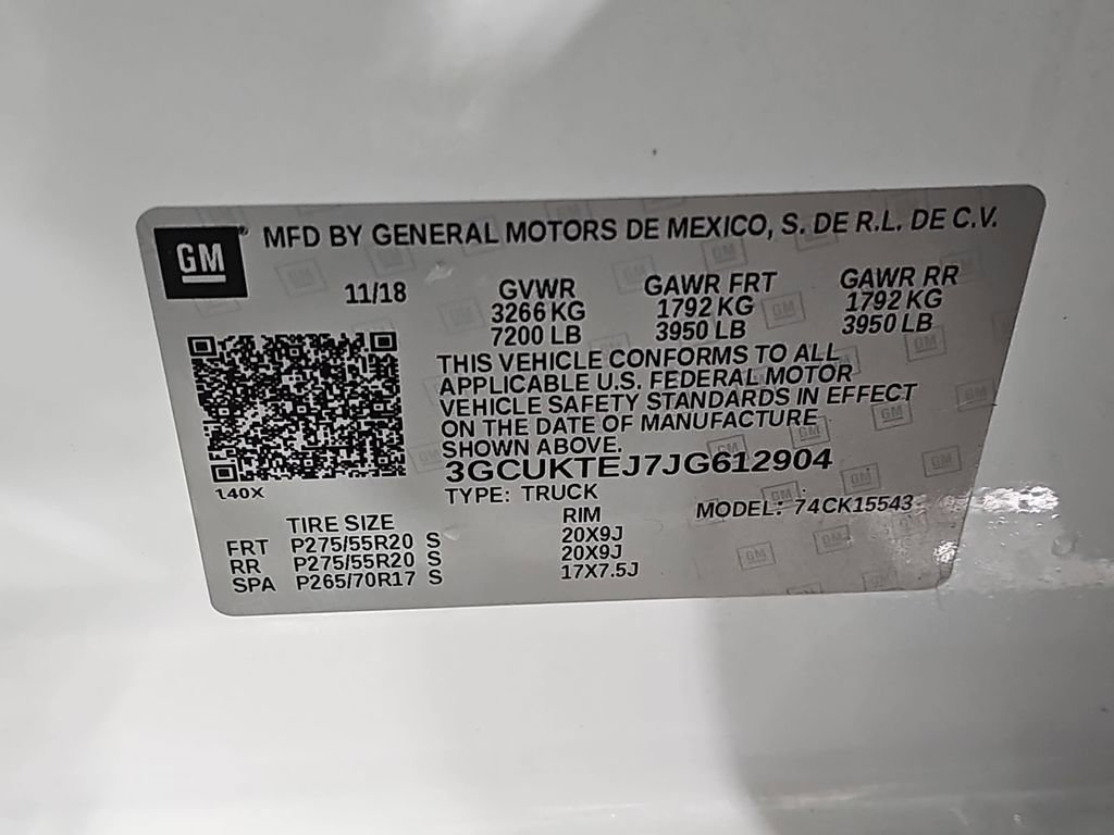 Used 2018 Chevrolet Silverado 1500 High Country image 42