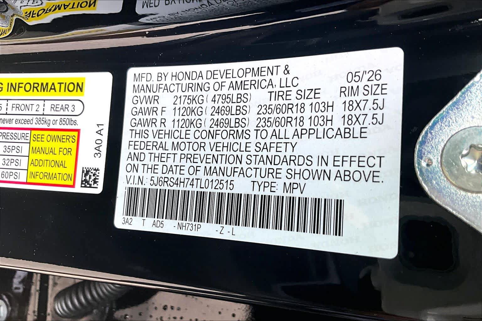 New 2026 Honda CR-V EX-L image 18