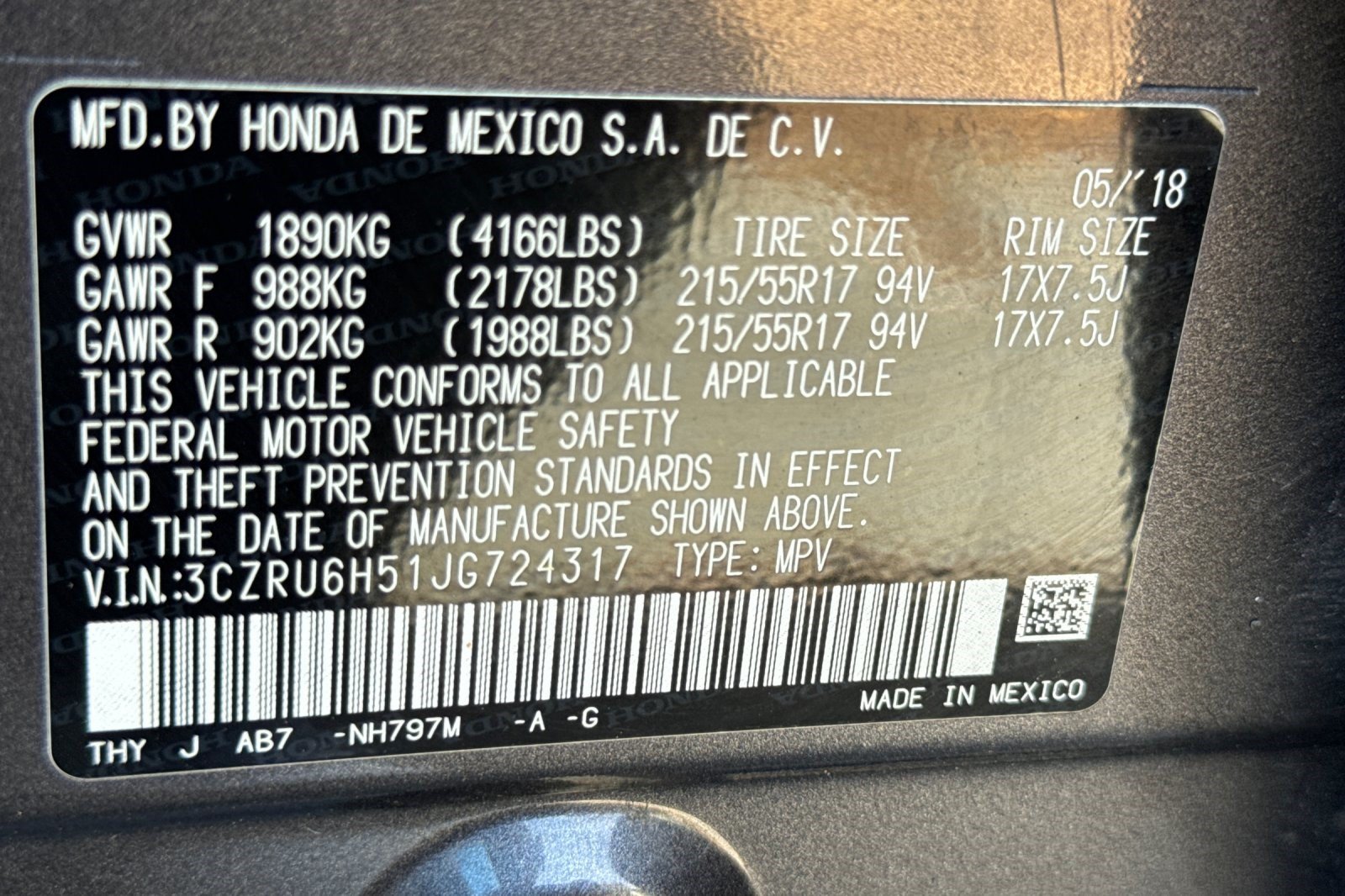 Used 2018 Honda HR-V EX image 40
