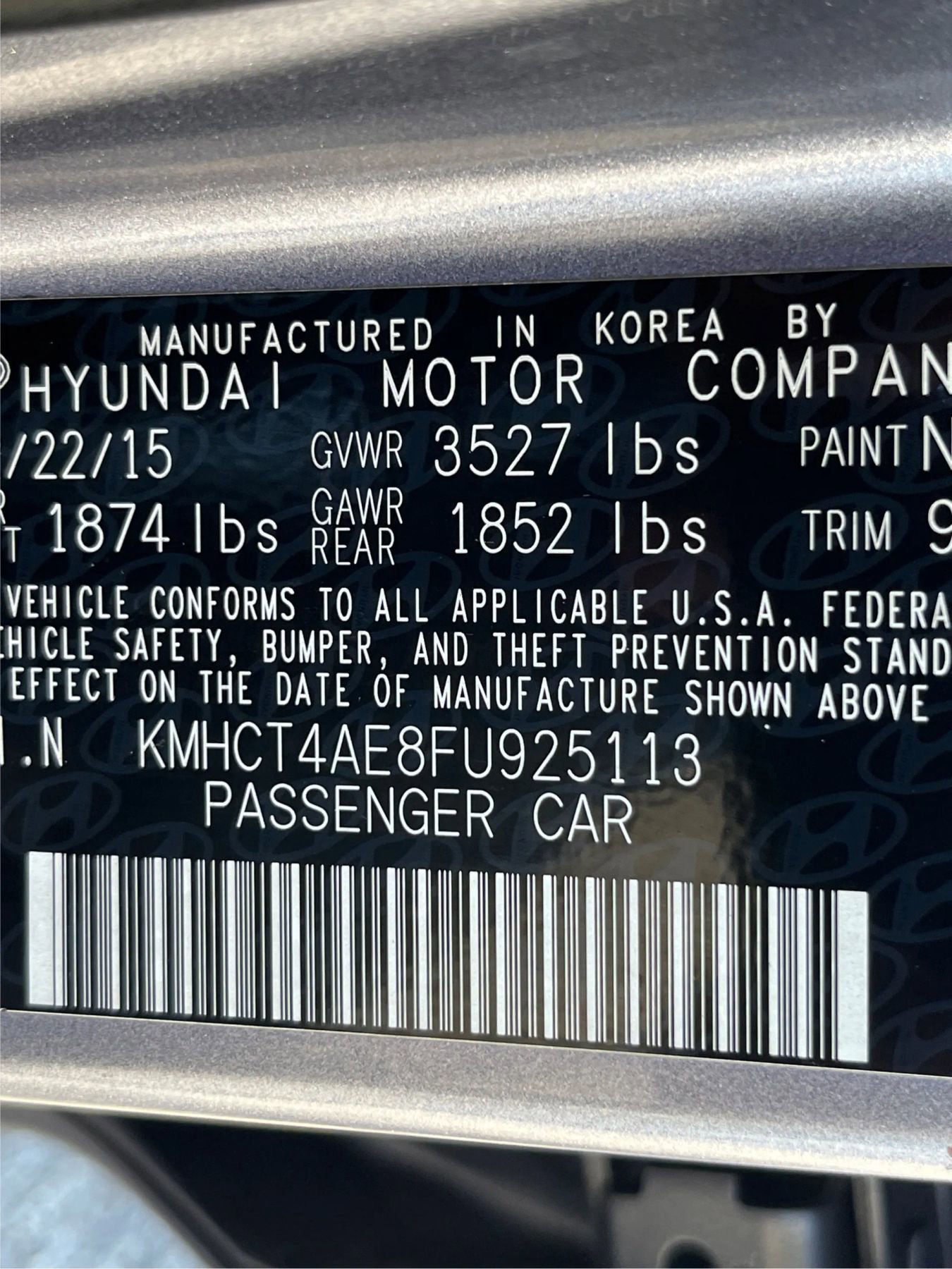 Used 2015 Hyundai Accent GLS image 18