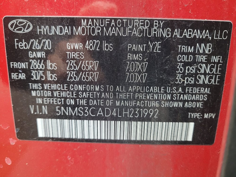 Used 2020 Hyundai Santa Fe SEL image 33