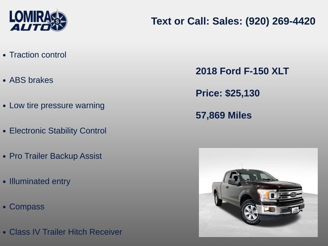 Used 2018 Ford F150 XLT w/ Trailer Tow Package AWD/4WD image 21