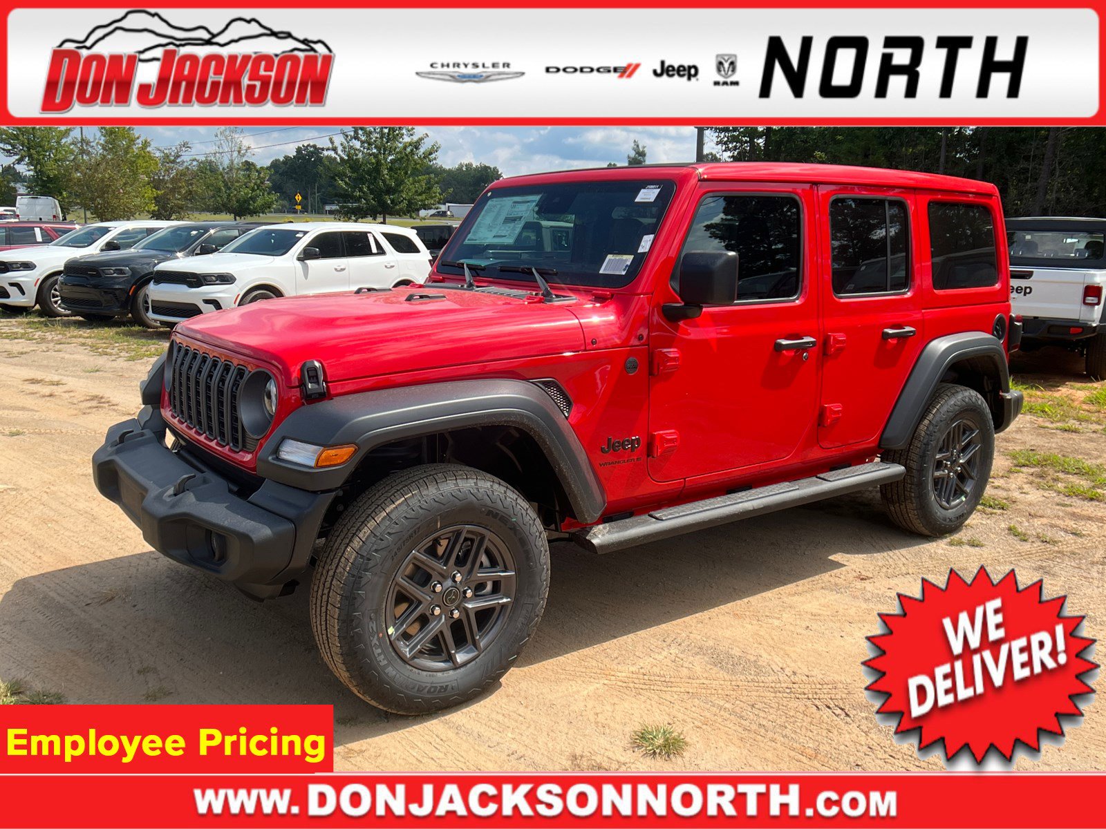 New 2025 Jeep Wrangler Sport S