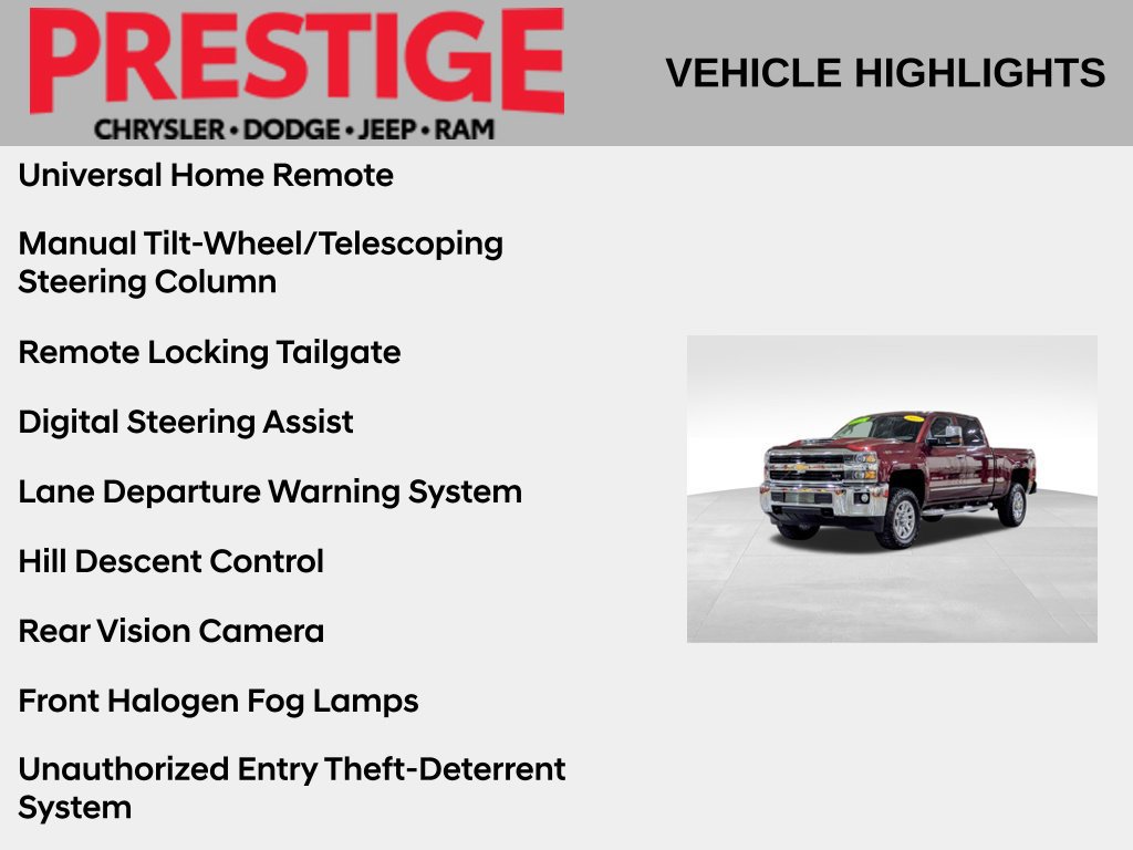 Used 2017 Chevrolet Silverado 2500 LTZ w/ Duramax Plus Package AWD/4WD image 6