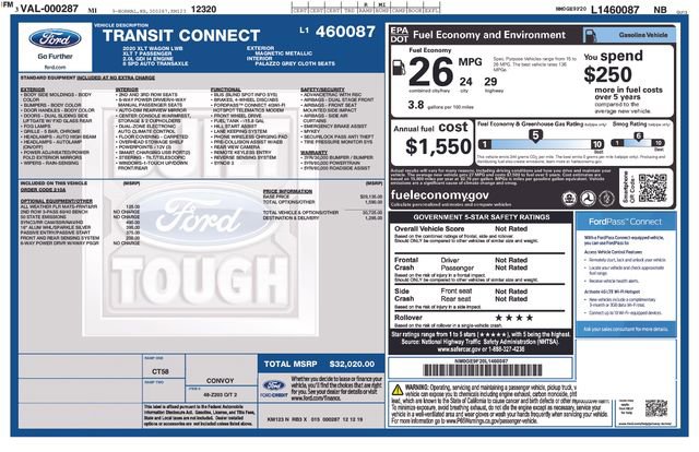 Used 2020 Ford Transit Connect XLT FWD image 21