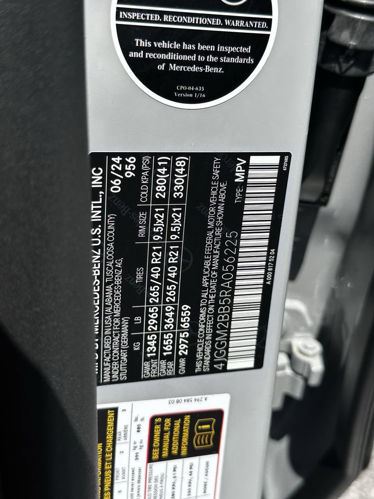 Certified 2024 Mercedes-Benz EQE 350+ SUV w/ AMG Line Exterior Package image 35