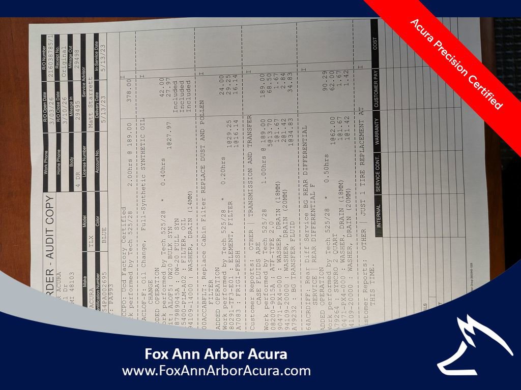 Certified 2023 Acura TLX SH-AWD w/ A-SPEC Pkg image 30