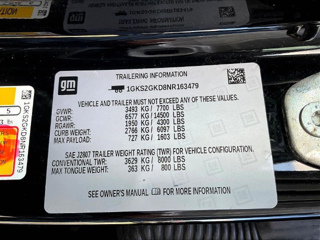 Used 2022 GMC Yukon XL SLT w/ SLT Premium Package AWD/4WD image 20