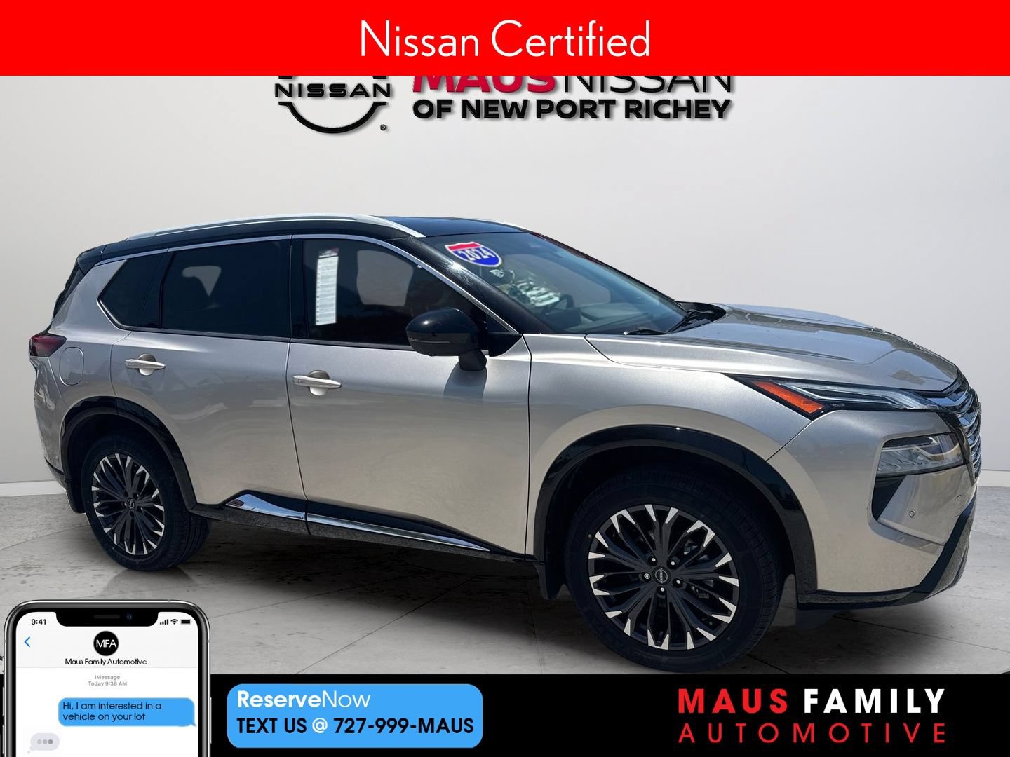 Certified 2024 Nissan Rogue Platinum