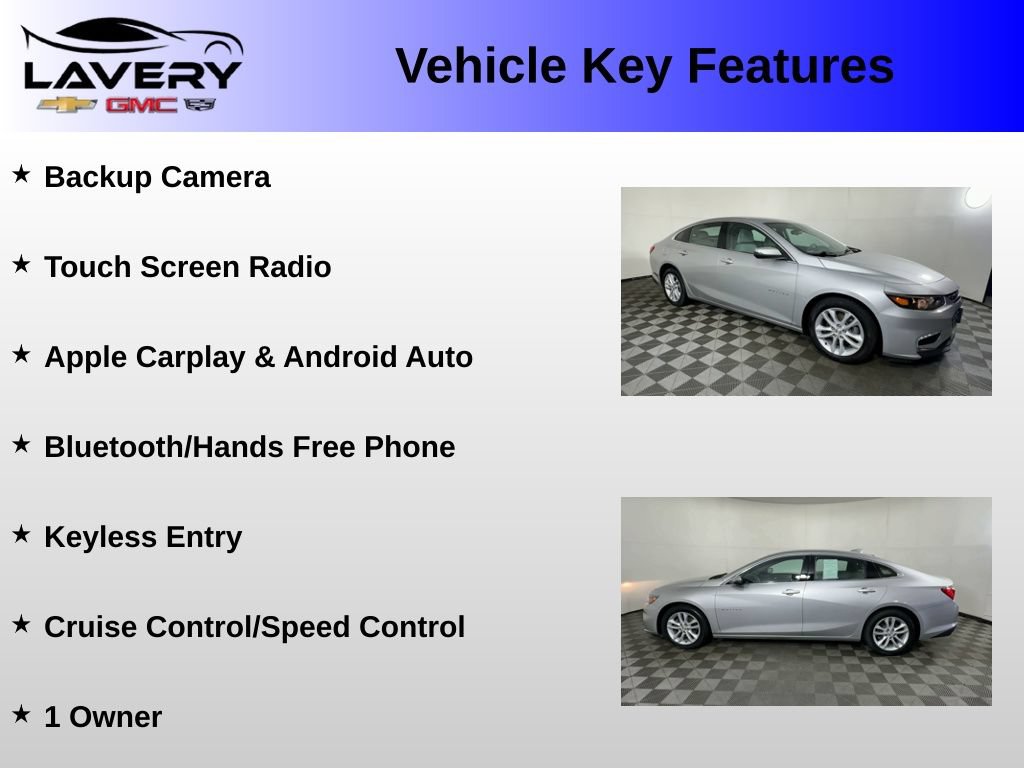 Used 2018 Chevrolet Malibu LT FWD image 2