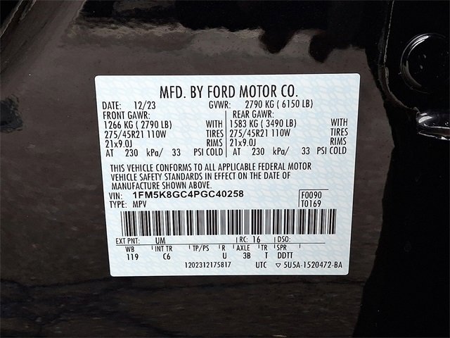 Certified 2023 Ford Explorer ST w/ Equipment Group 401A image 28