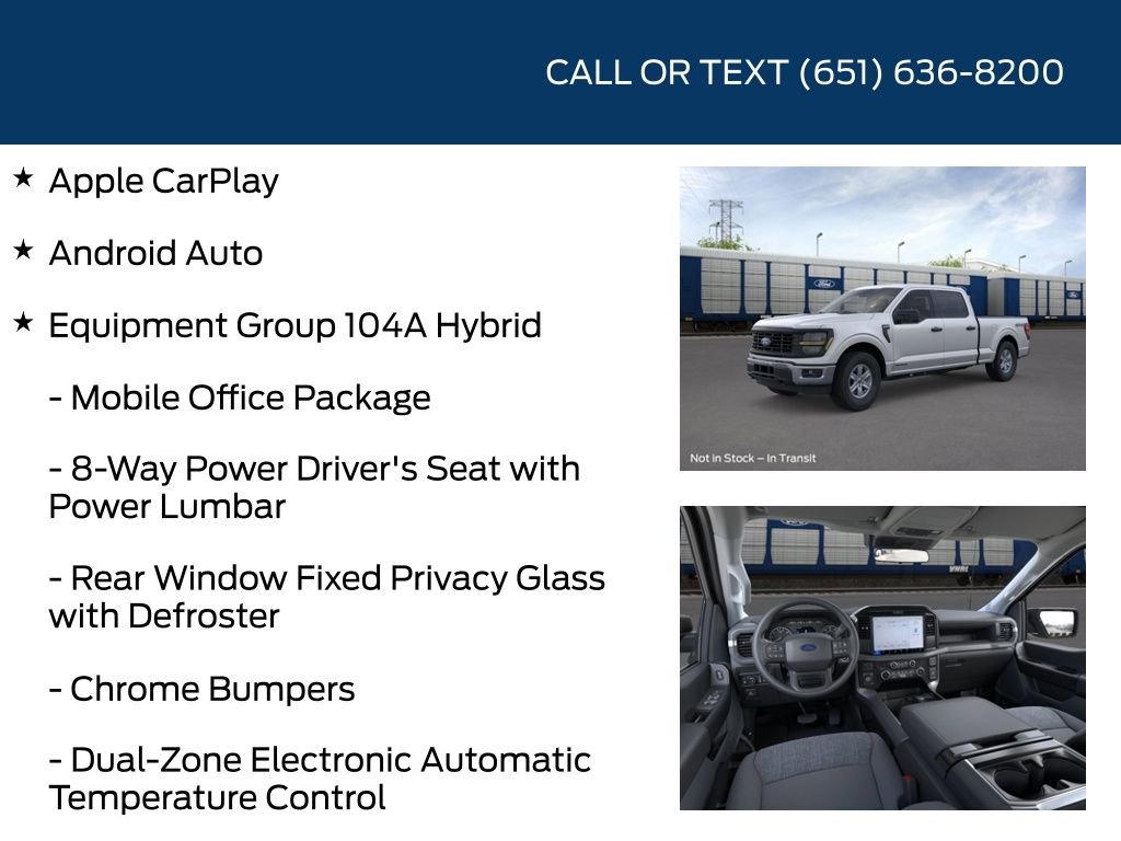 New 2026 Ford F150 XL w/ Equipment Group 104A Hybrid AWD/4WD image 5