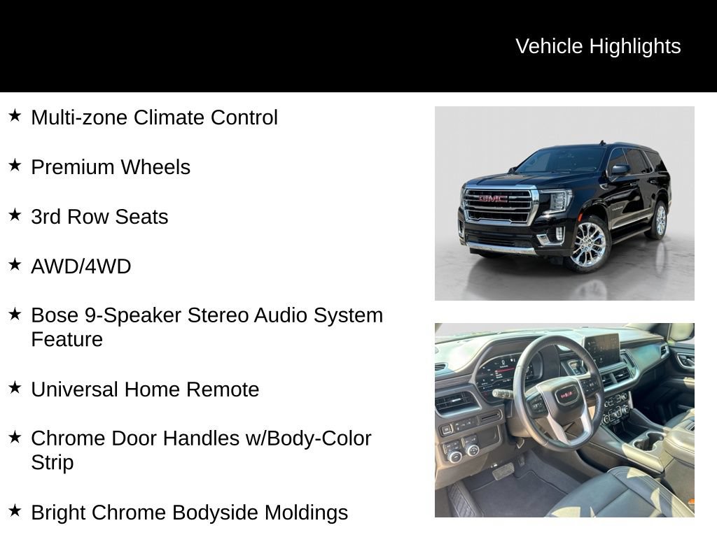 Used 2023 GMC Yukon SLT AWD/4WD image 21