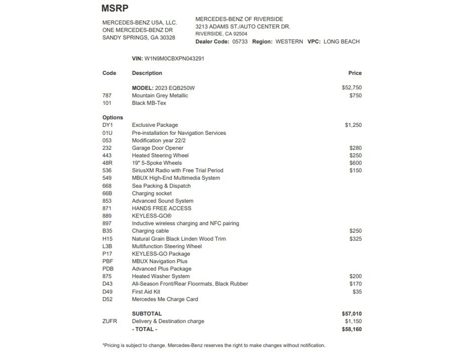 Certified 2023 Mercedes-Benz EQB 250+ w/ Exclusive Package image 26