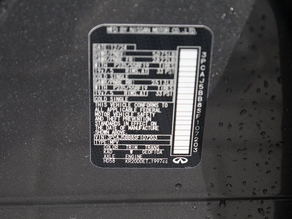 Certified 2025 INFINITI QX50 Luxe image 43