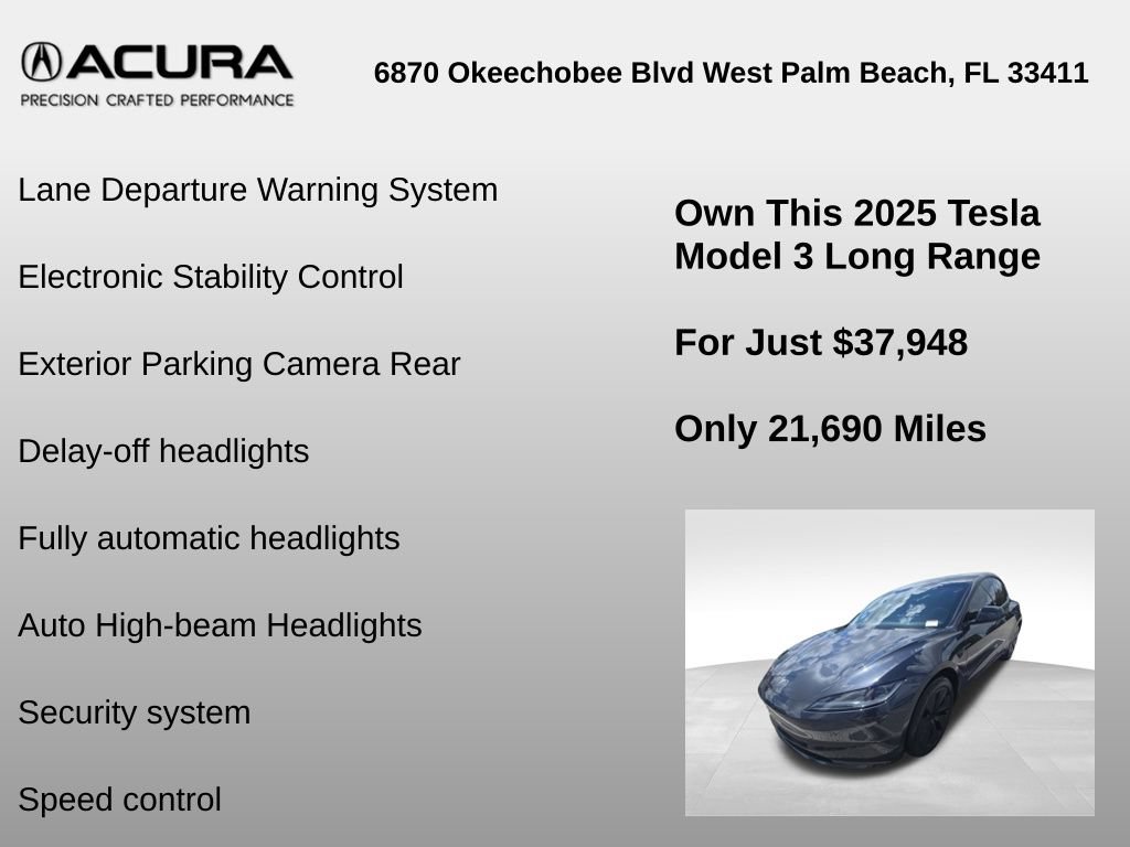 Used 2025 Tesla Model 3 Long Range AWD/4WD image 30