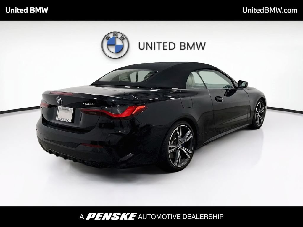 Used 2022 BMW 430i Convertible w/ M Sport Package RWD image 5
